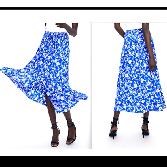 Zara floral print skirt - Picture 2 of 3